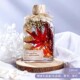 浮游花瓶干花永生花花瓣宿舍摆件植物标本手工制作七夕纪念日礼物