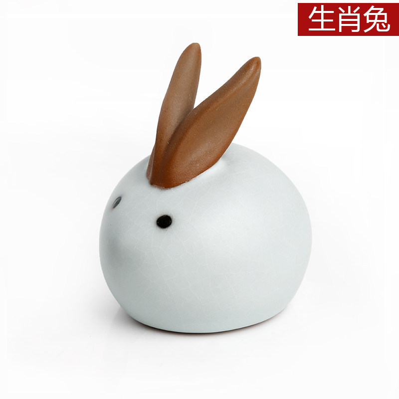 上善若水 陶瓷十二生肖摆件 生日礼品工艺品家居摆设桌面摆件0307