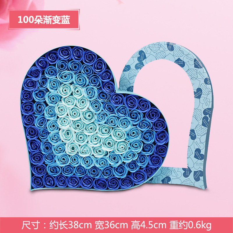 创意生日礼物 玫瑰香皂花束肥皂花礼盒圣诞节礼品送女友闺蜜2881