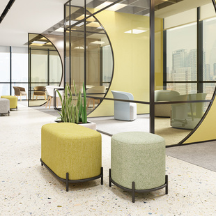 森川家具沙发凳接待会客洽谈休息区等位凳试衣间沙发墩长条换鞋 凳