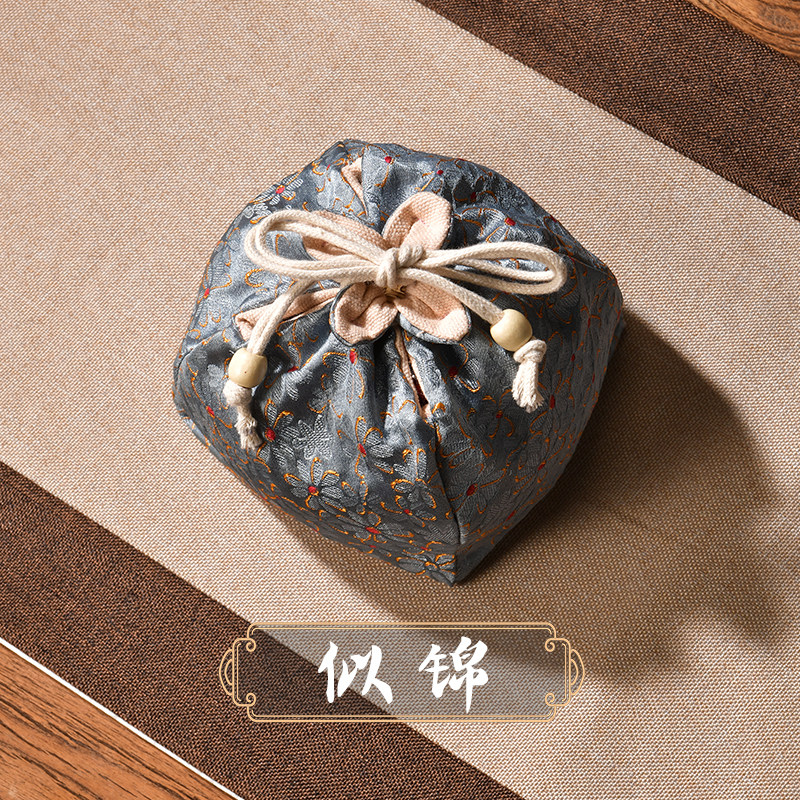 汤婆子布套原创古风手工刺绣