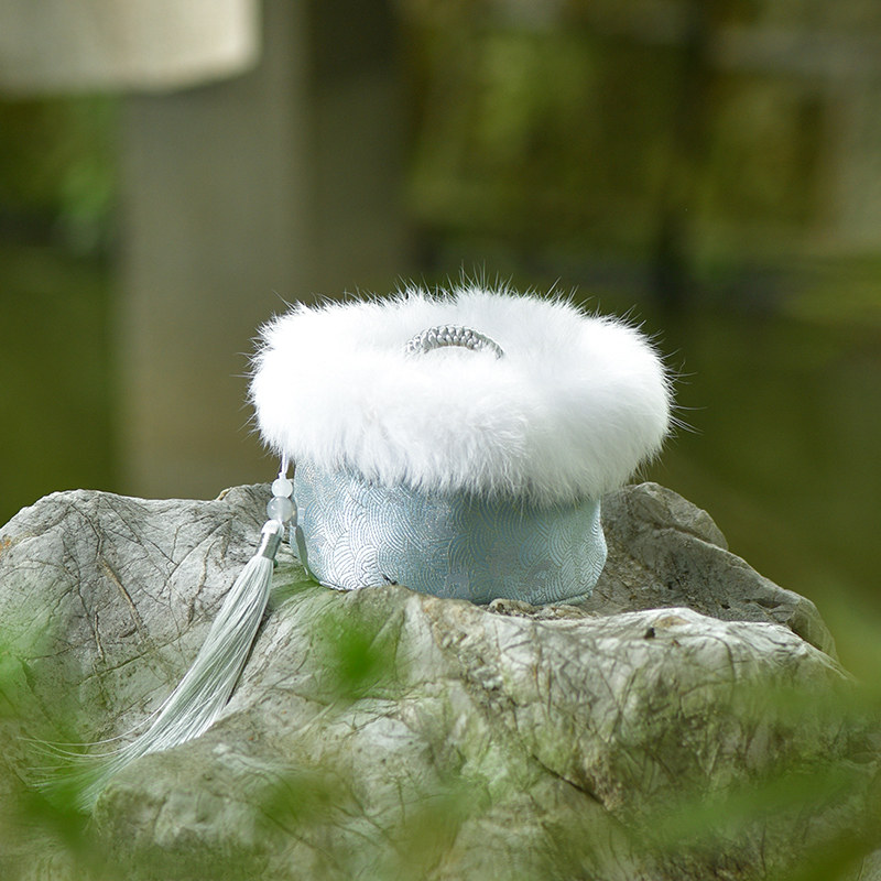 古风原创汤婆子专用套汉服搭配