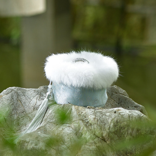 古风原创汤婆子专用套汉服搭配