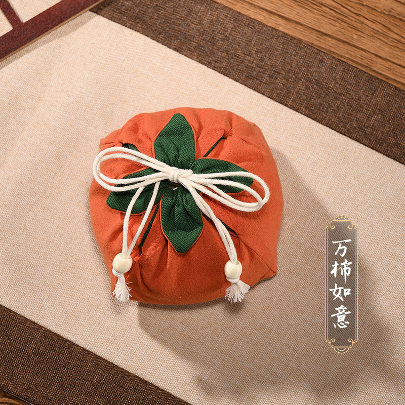 忆旧万柿如意布套原创设计
