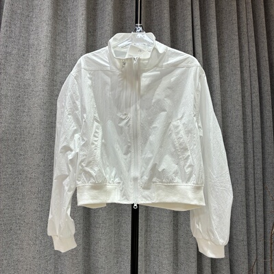欧货2026春新时尚立领拉链轻薄短外套女百搭休闲宽松防晒上衣848