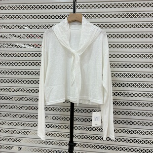 防晒衣女百搭休闲宽松T恤上衣26536 披肩长袖 欧货2026春夏新款 时尚