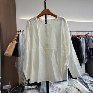 防晒T恤女上衣 后背小心机钩花镂空蕾丝拼接长袖 高端欧货夏季 新款