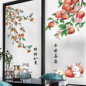 图案静电玻璃贴纸窗纸窗花纸卧室推拉门玻璃纸窗户贴纸透光不透明