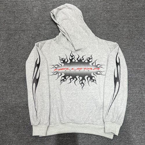 Hellstar Studios  Hoodie 火焰印花休闲连帽卫衣