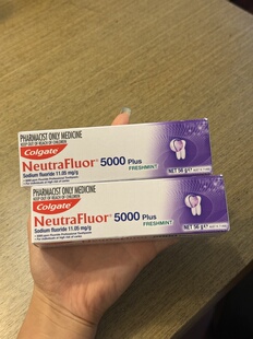 澳代现货高露洁多乐氟5000ppm成人高氟强效预防蛀牙固齿薄荷牙膏