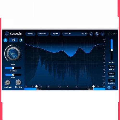 iZotope Cascadia 智能清晰频谱闪避延迟效果器插件 WIN+MAC