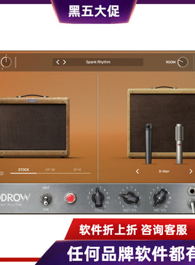 正版UAD插件 UAD Woodrow '55 Instrument Amp 吉他效果器