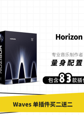 正版授权WAVES16  Horizon 地平线套装录音编曲混音 vst插件 远程
