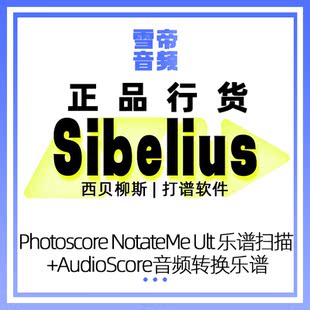 Photoscore + NotateMe Ult +AudioScore 乐谱扫描，音频转换乐谱