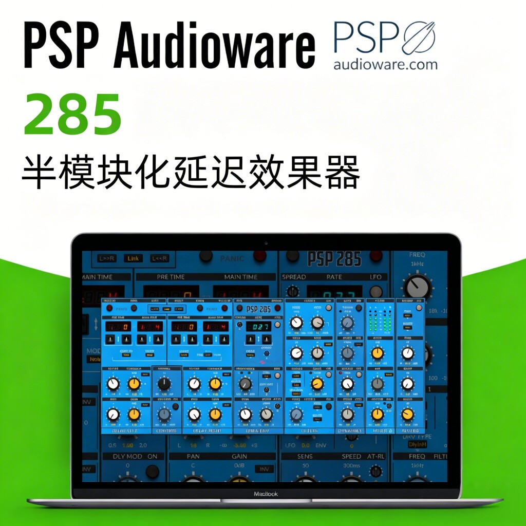 PSP AUDIOWARE 285 半模块式延迟效果器豪华版85延迟处理混音插件