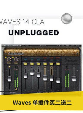 WAVES16 CLA Unplugged 混响效果器修音调音音乐制作插件