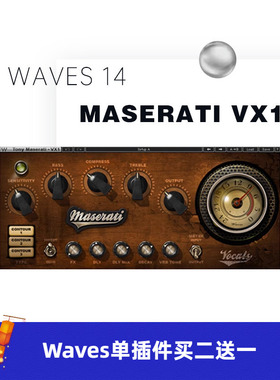 WAVES16插件 Maserati VX1人声增强器插件修音后期调音效果器