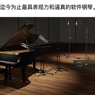 正版 物理建模施坦威 Ravel 型钢琴软音源音色库插件 UAD