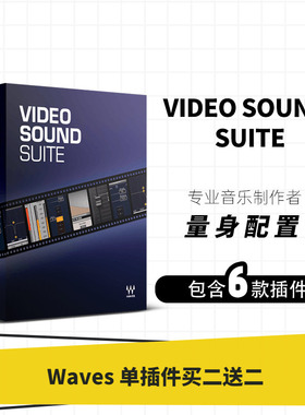 WAVES16 Video Sound Suite 视频声音套件 视频编辑制作