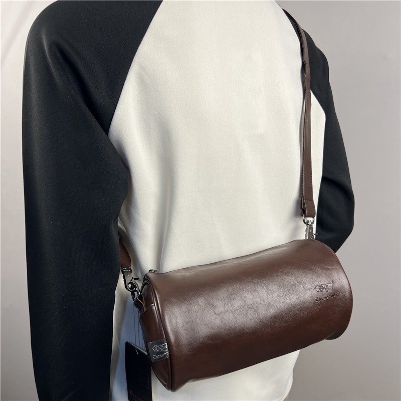 ThreeBox单肩斜挎圆筒包通勤百搭