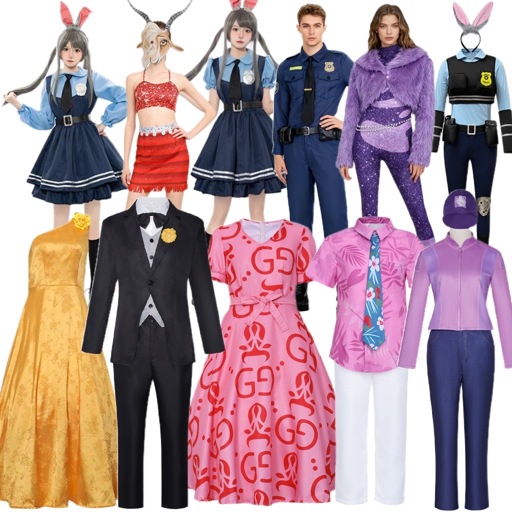 连衣裙万圣节服装出租疯狂动物城