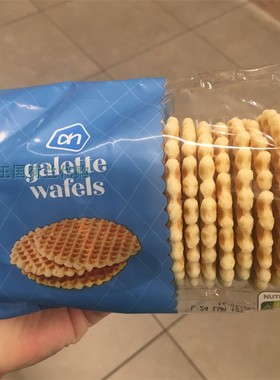 6包荷兰直邮包邮包税AH Galette wafels比利时食谱脆皮煎饼华夫饼