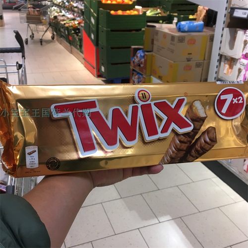 4袋荷兰直邮包邮包税Twix Chocolade 经典焦糖酥脆饼干巧克力棒