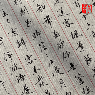 夏雨硬笔书法直播间真迹手稿复印件白居易琵琶行手写临摹参考字帖