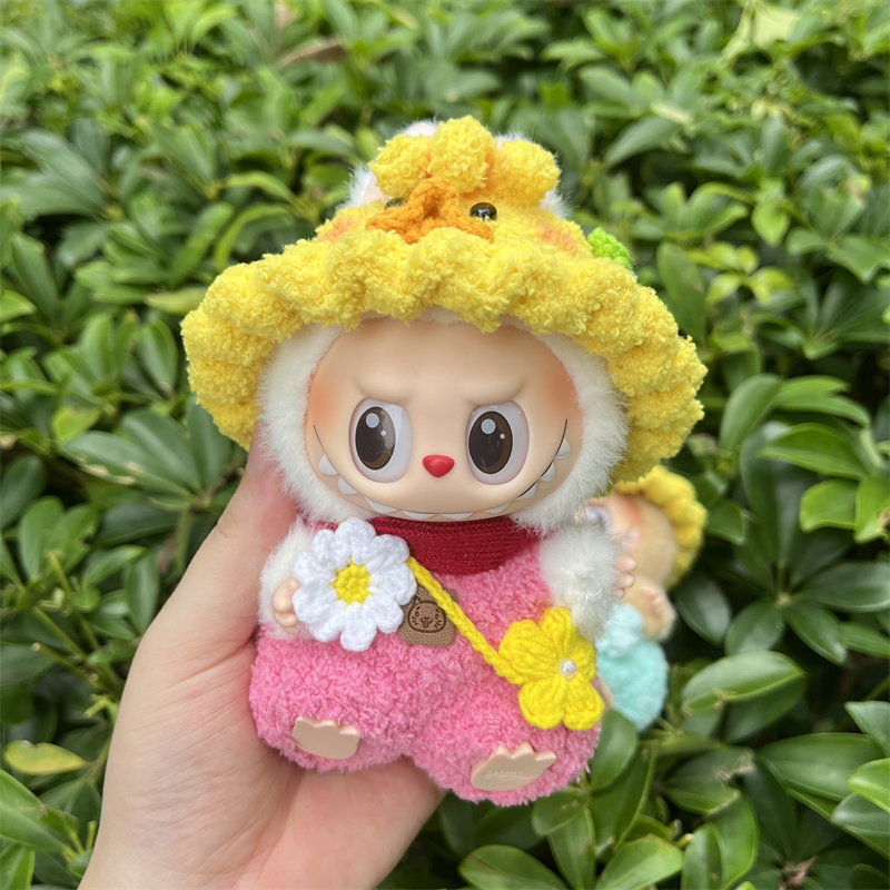 泡泡玛特labu坐坐派对春野娃衣套