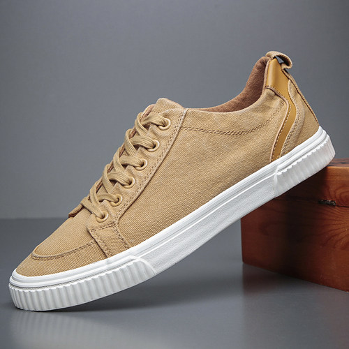 春秋季帆布鞋2025新款男鞋潮鞋韩版潮流休闲百搭低帮布鞋男士板鞋