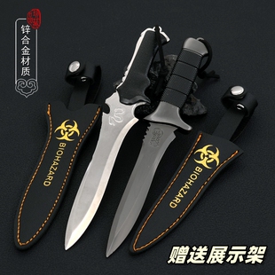 生化危机游戏 李昂原始之刃战斗之刃金属兵器模型合金摆件未开刃