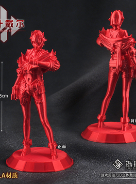 三角洲周边 3D打印麦晓雯戴什维尔塑料模型桌面摆件装饰道具玩具