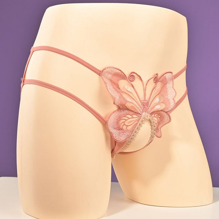 网纱小蝴蝶女短裤开裆情侣透明免脱开洞诱惑女生纯欲蕾丝三角内裤,女士内衣/男士内衣/家居服,女三角裤,淘宝优惠券,粉丝福利购,淘宝优惠卷