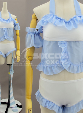 刀剑神域 朝田诗乃 泳装 COS服装定做 Asada Shino COSPLAY Costu
