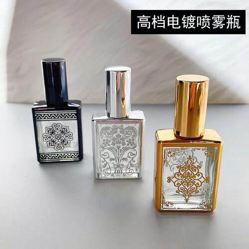 电镀UV香水瓶玻璃管15ML