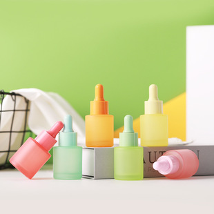 20ml马卡龙彩色灯笼玻璃精油瓶