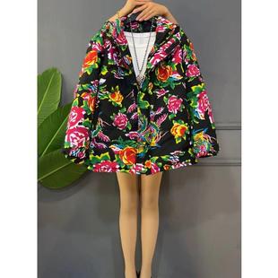 东北大棉袄女韩版 大码 时尚 秋冬新款 洋气网红中国风夹棉外套潮 女装