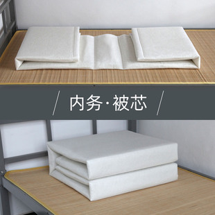 压实叠好定型被芯好叠薄被芯内胆豆腐块热熔棉胎絮内务薄被芯正品