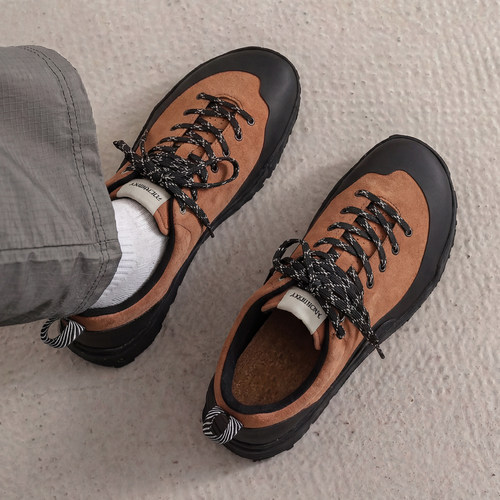 高级感厚底阿甘鞋户外登山徒步鞋