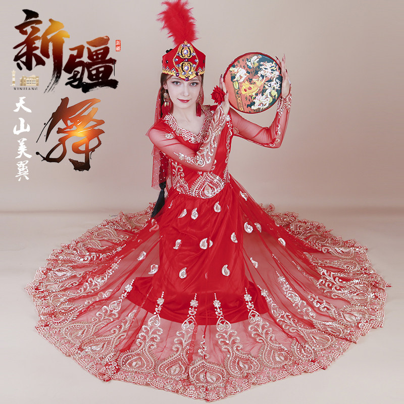 天山美翼2025网纱绣花修身超大摆