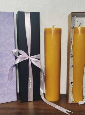 Beeswax candle ultra-high and beeswaxgift yoga church prayer