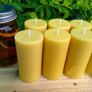 Candles All Natural Handmade Wick Votive Cotton Pure Beeswax