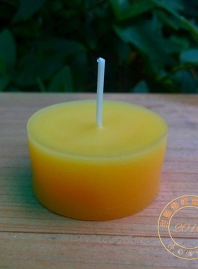 Hand Poured Beeswax Tealight Candles Cotton Wick Natural DIY