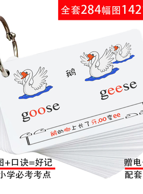 英语动词不规则 名词单复数   形容词比较级变化口诀单词卡片大全