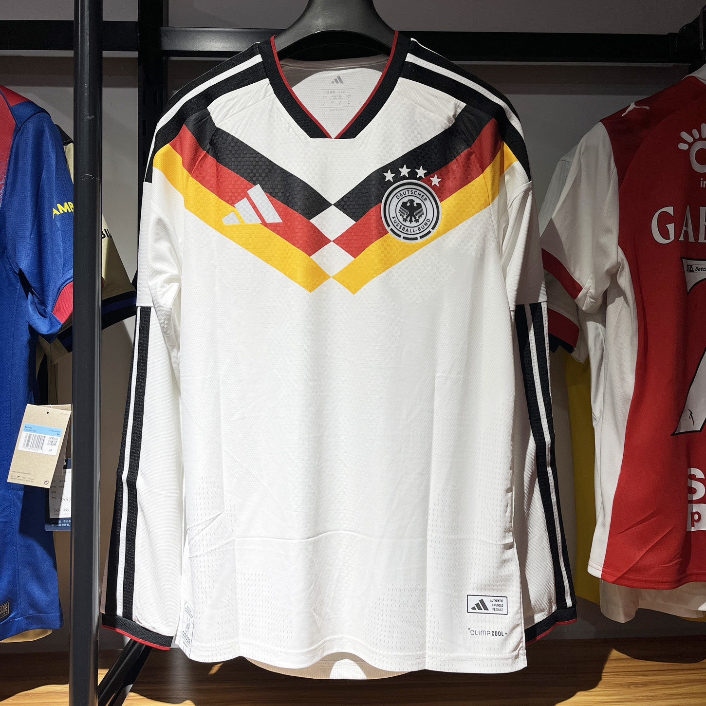 kitsbox正品26德国主场长袖球员版球衣足球服JM1336