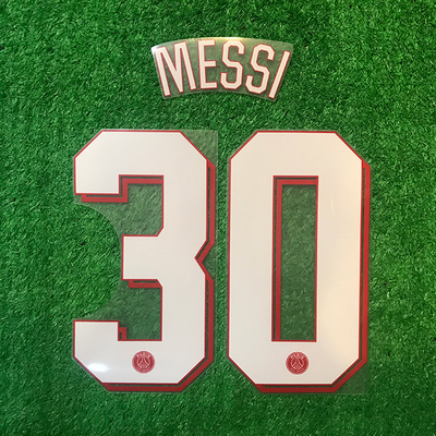 曼欧冠主场30印字messi印号