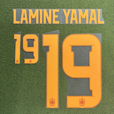 kitsbox正品26西班牙主场佩德里亚马尔奥尔莫罗德里印字印号