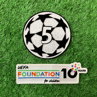 kitsbox正品25/26欧冠臂章皇马曼城米兰拜仁5冠6冠7冠15冠章