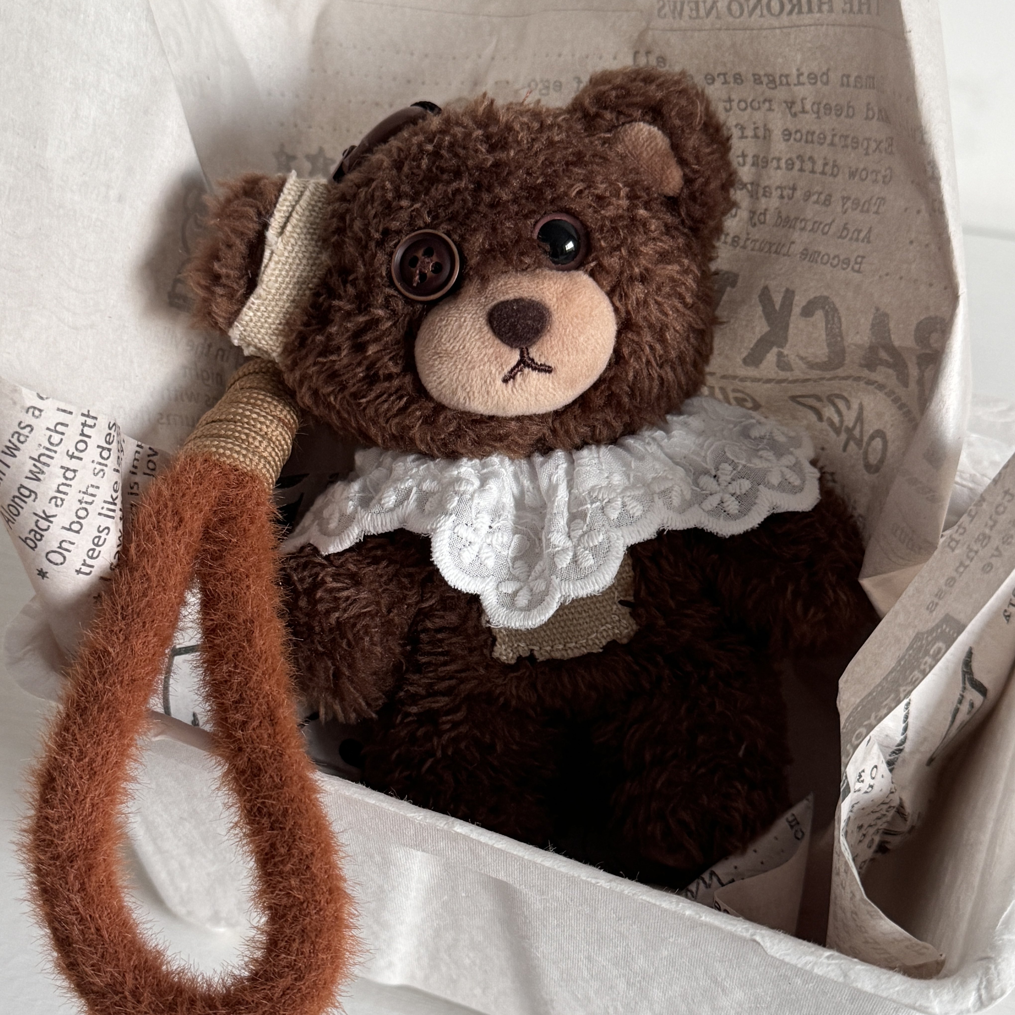 小野熊Hirono Living Wild为喜乐而战毛绒公仔娃衣挂绳项链裙子,模玩/动漫/周边/娃圈三坑/桌游,潮玩娃衣,淘宝优惠券,粉丝福利购,淘宝优惠卷