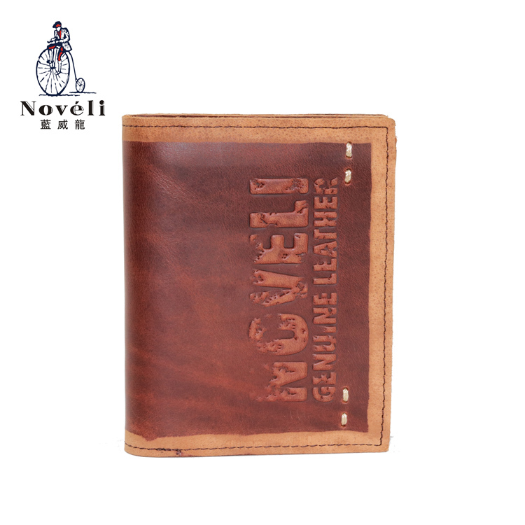 NOVELI蓝威龙男士钱包票夹短款竖款5NZ系列正品头层牛皮时尚原色